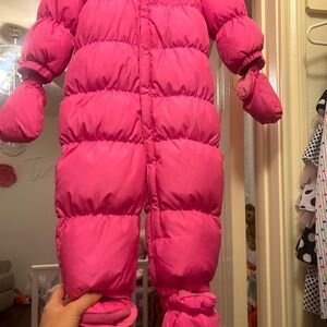 Baby Gap snowsuit pink 18-24 months